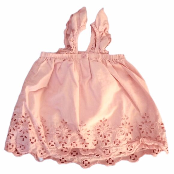 Baby GAP Pink Eyelet Dress w/Bloomers sz 3-6M Girls - Picture 4 of 6